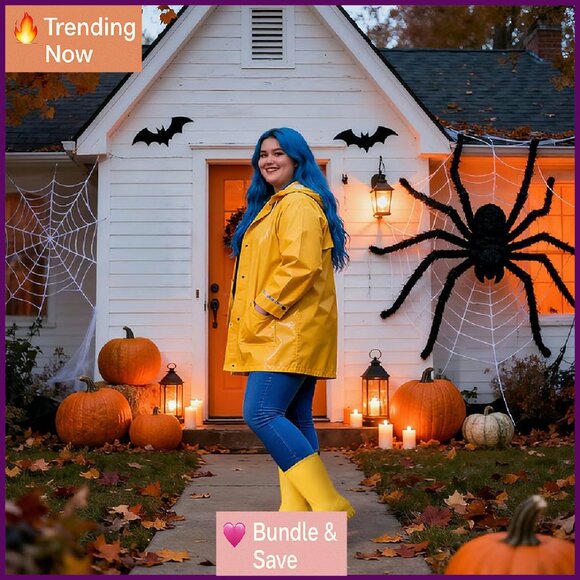 Women's Wide Calf Rain Boots Waterproof PVC Outdoor Gardening Work Shoes - Picture 4 of 8